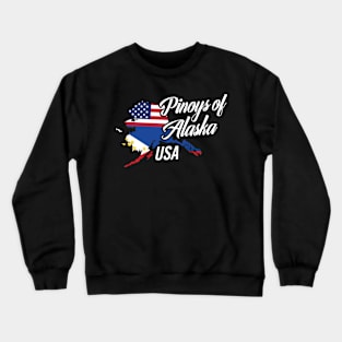 Filipinos of Alaska Design for Proud Fil-Ams Crewneck Sweatshirt